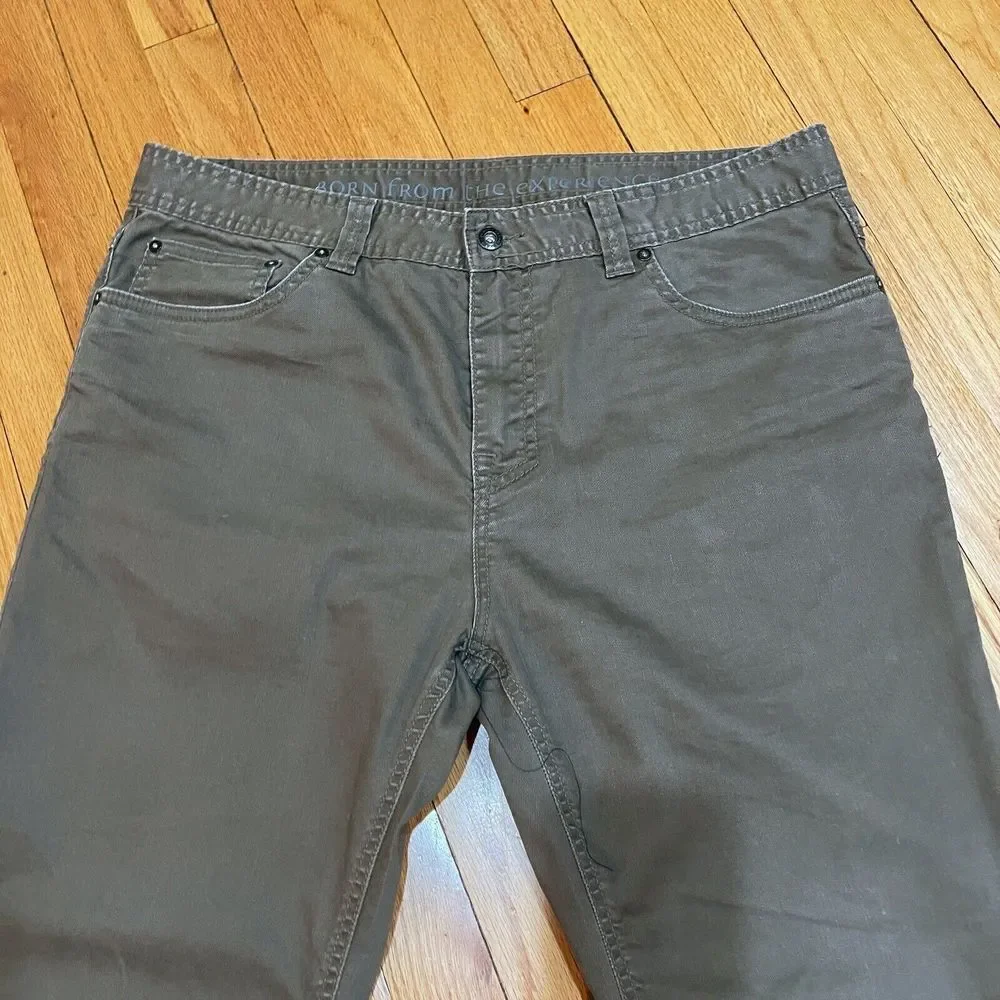 Prana Bridger Pants Mens Size 36 x 32 Slim Fit Brown Style M4BD32315 Excellent - Picture 3 of 14